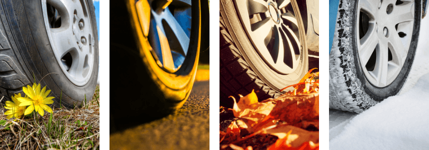 Rijden op winterbanden in de zomer verboden?